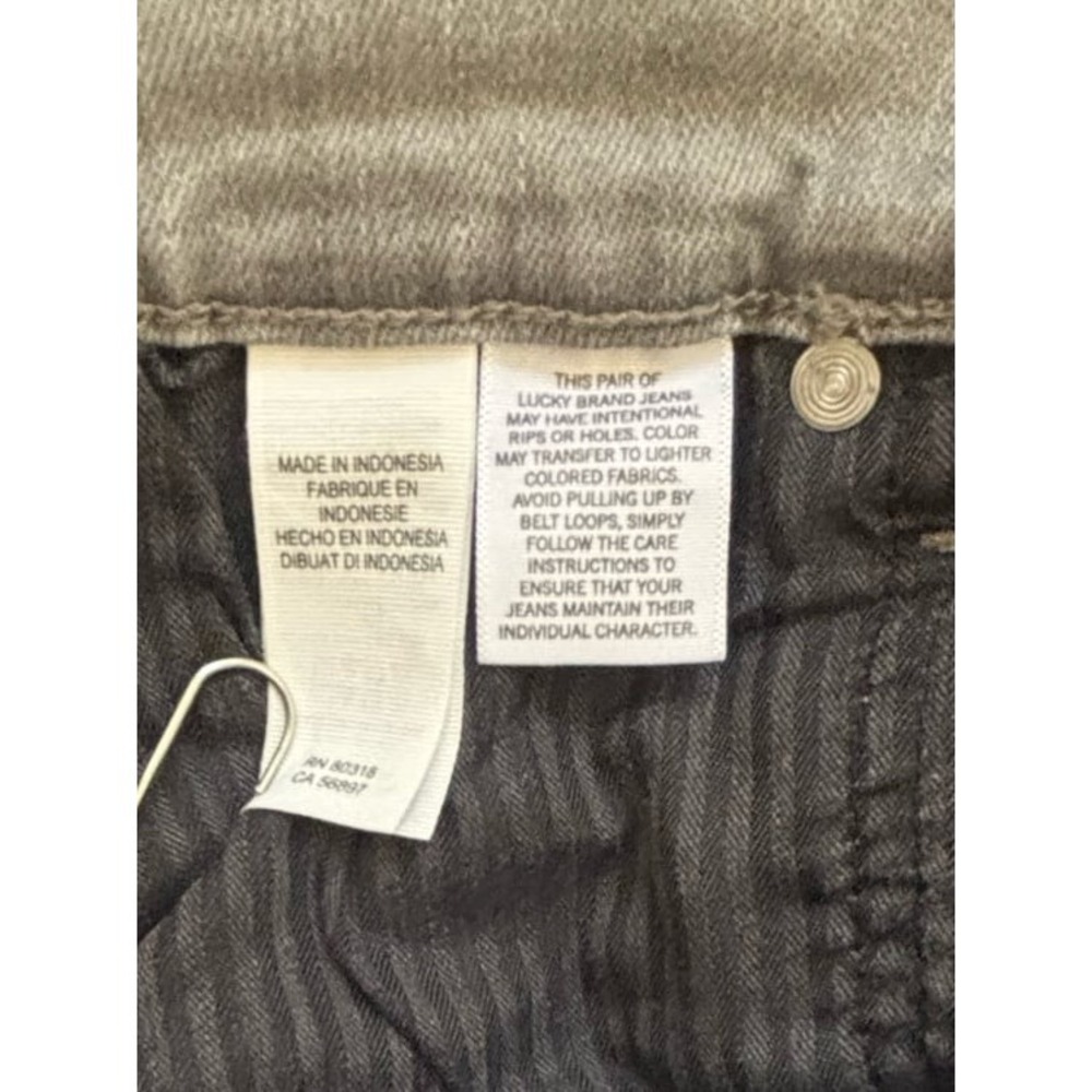 Lucky Brand Brooke Capri Grey Jeans Women's Sizs 6/28 - Picture 4 of 11